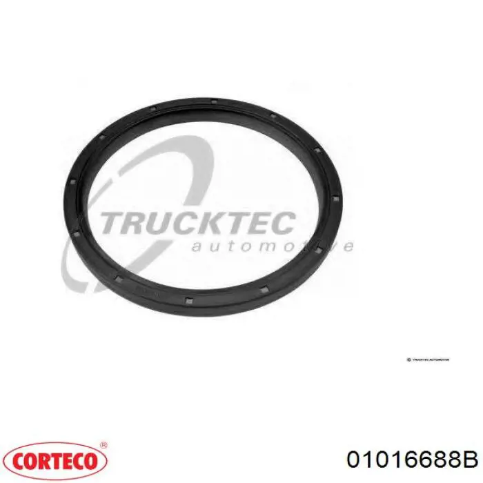 01016688B Corteco Сальник коленвала двигателя, задний