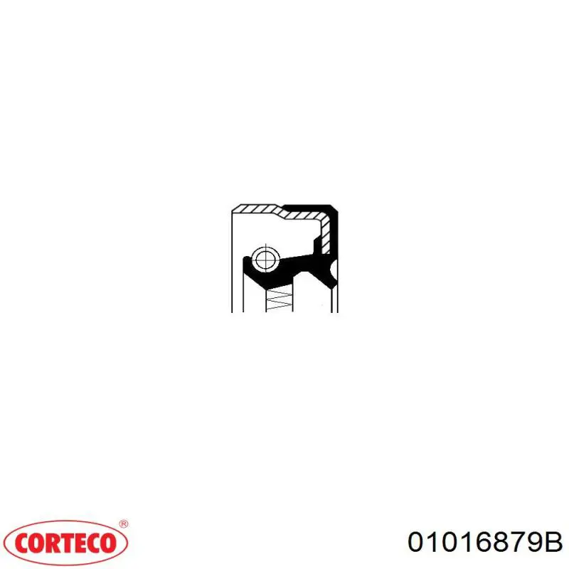01016879B Corteco Сальник редуктора заднего моста