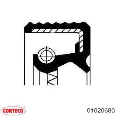 Сальник хвостовика редуктора переднего моста 01020680 Corteco