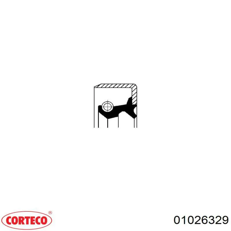 Сальник рулевого редуктора Corteco 01026329 цена, от 3.03 USD