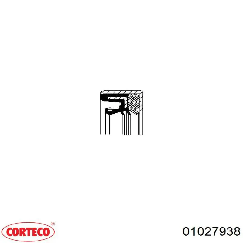 Сальник хвостовика редуктора заднего моста 01027938 Corteco