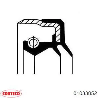 01033852 Corteco Сальник АКПП/КПП входного/первичного вала