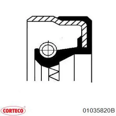 Сальник АКПП/КПП 01035820B Corteco