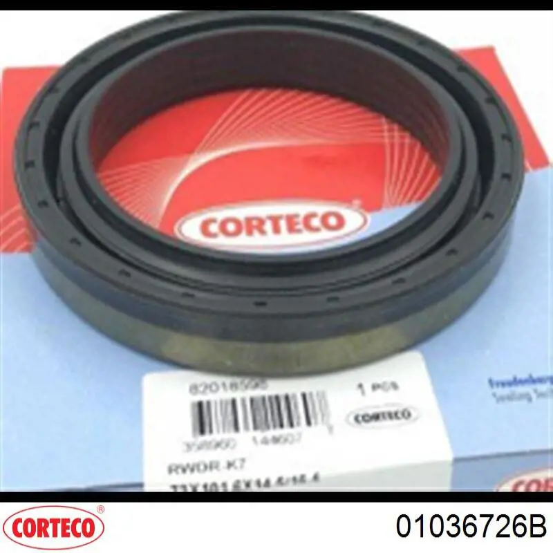 Уплотнительное кольцо, универсальное 01036726B Corteco