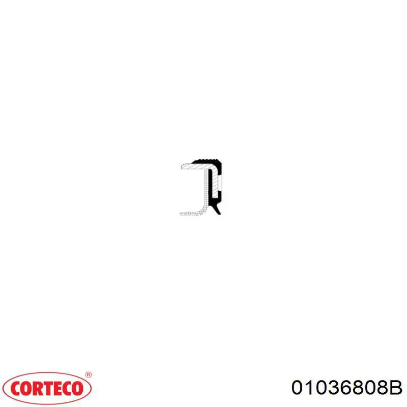 Уплотнительное кольцо, универсальное 01036808B Corteco