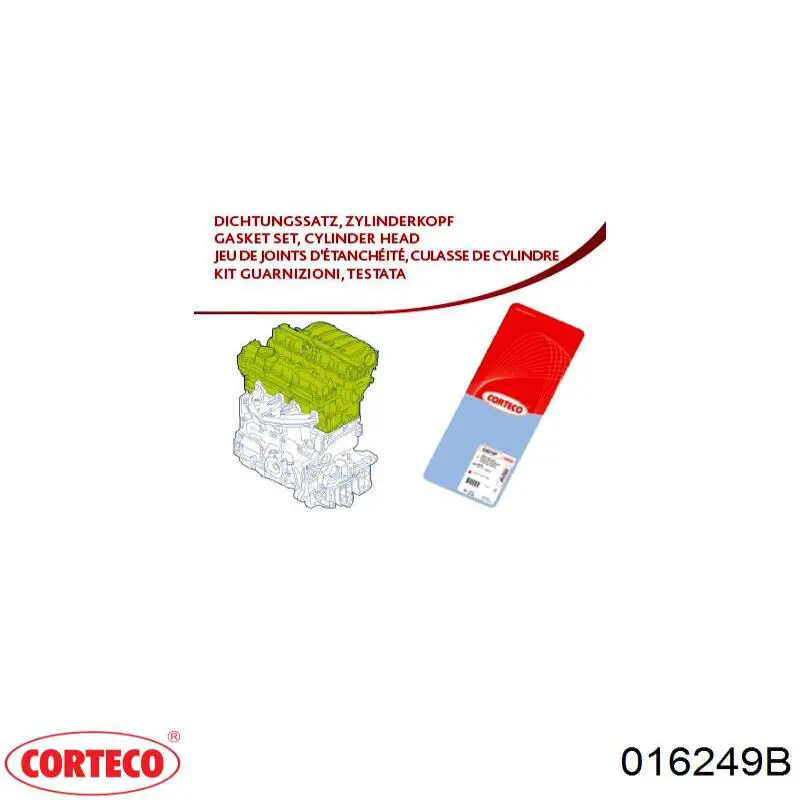 Болт головки блока цилиндров, ГБЦ Corteco 016249B цена, от 18.71 USD