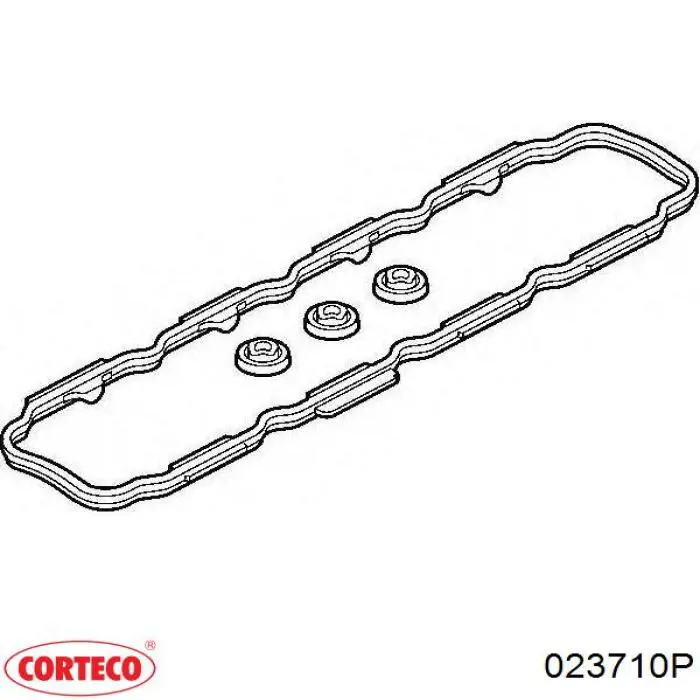 Junta de la tapa de válvulas del motor 023710P Corteco