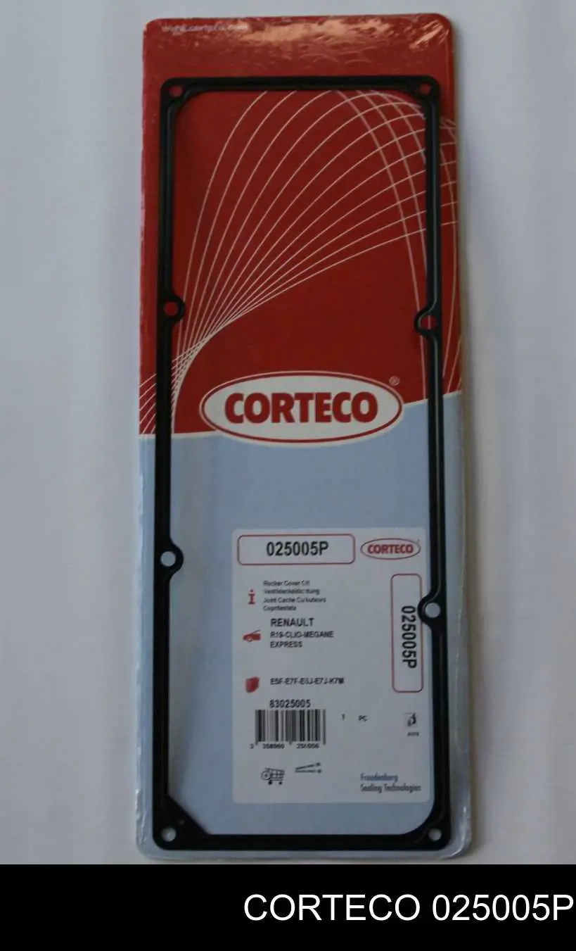025005P Corteco прокладка клапанной крышки