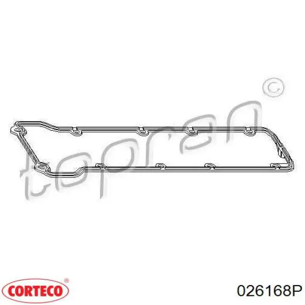 Прокладка крышки двигателя Corteco 026168P цена, от 9.26 USD