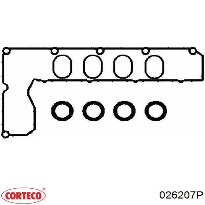 Прокладка клапанной крышки двигателя правая 026207P Corteco