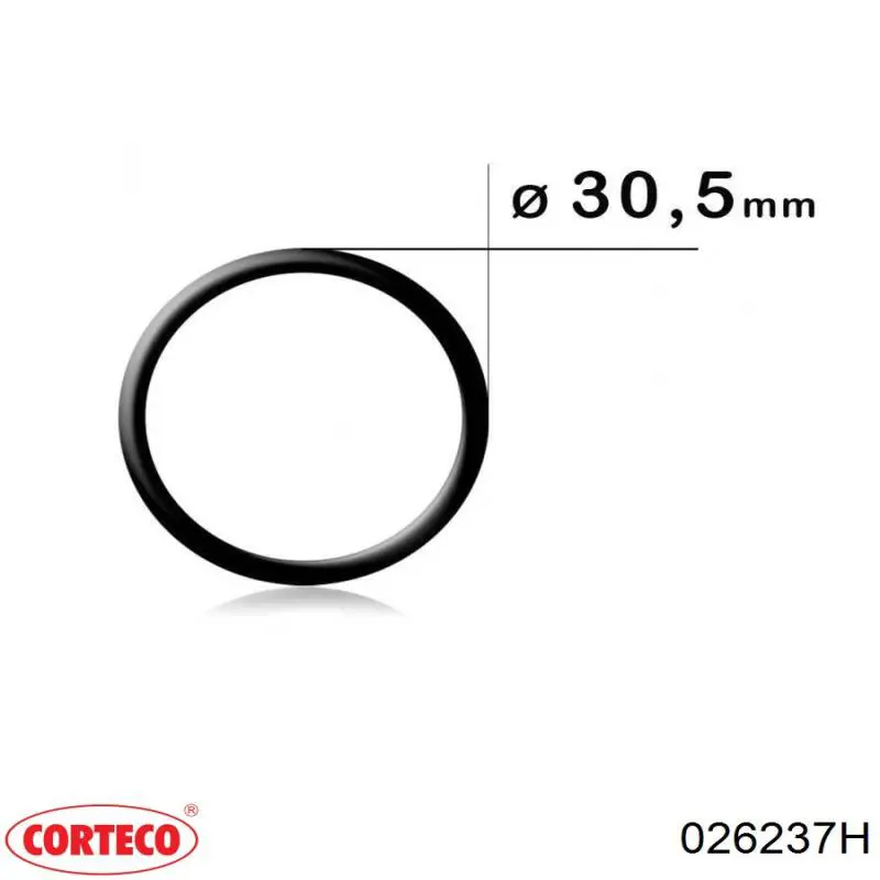 026237H Corteco прокладка впускного коллектора
