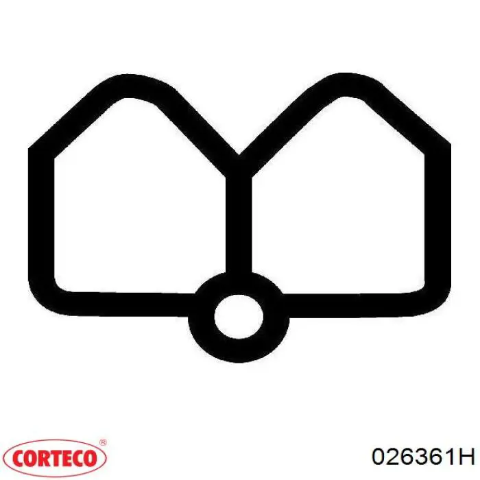 026361H Corteco Прокладка коллектора выпуск