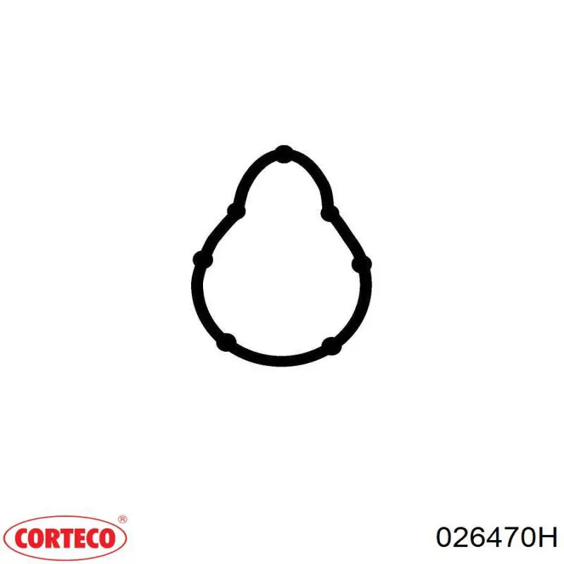026470H Corteco прокладка впускного коллектора
