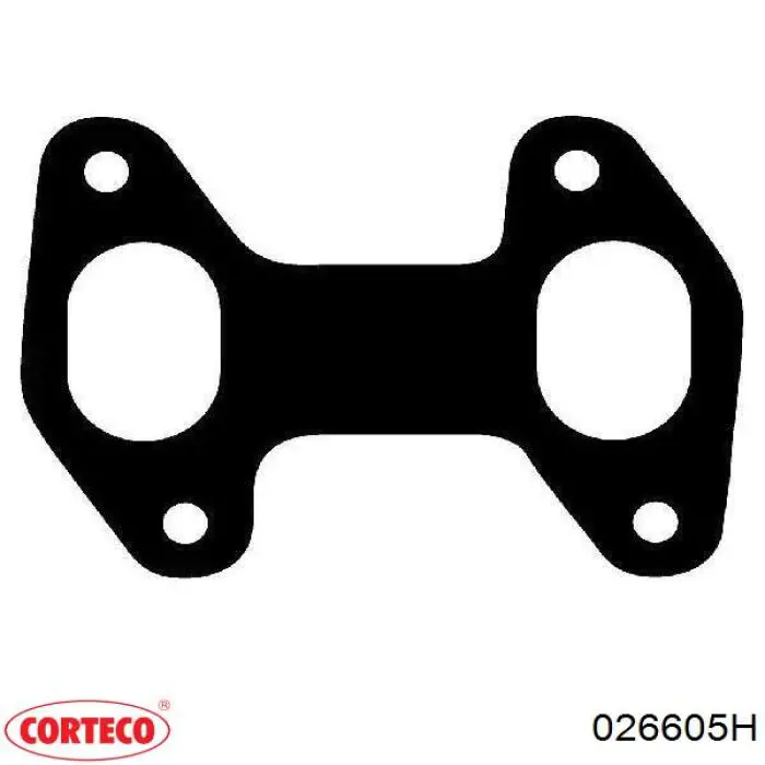 Прокладка выпускного коллектора Corteco 026605H