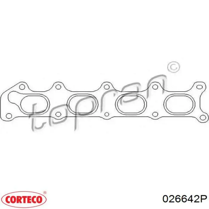Купить 026642P Corteco Прокладка коллектора