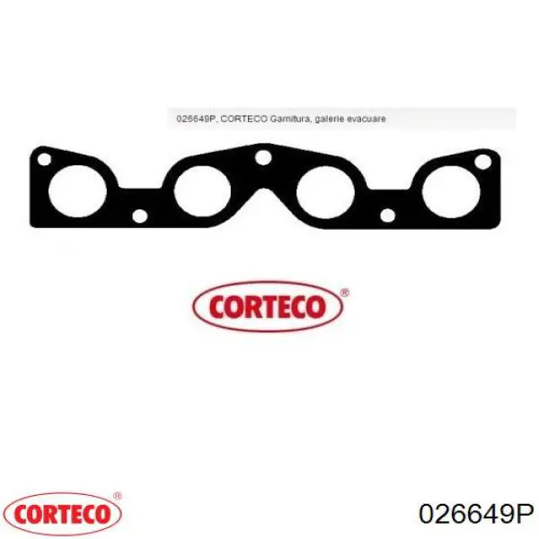 Прокладка коллектора выпускного Corteco 026649P цена, от 221.42 UAH