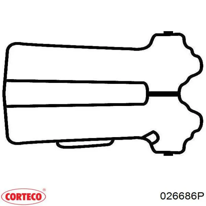 Прокладка клапанной крышки 026686P Corteco