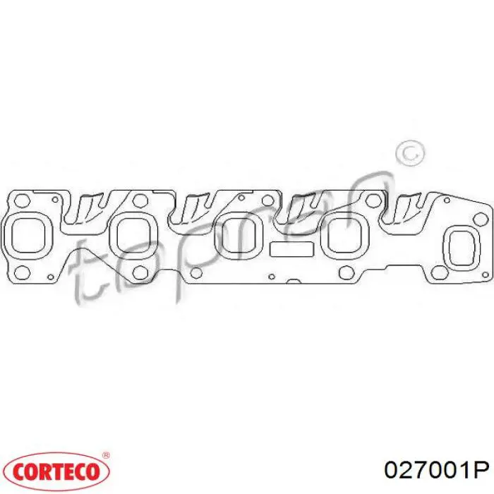 Прокладка выпускного коллектора Corteco 027001P