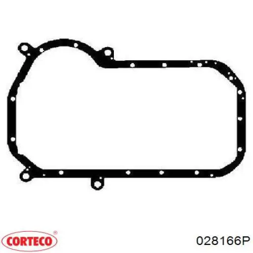 Прокладка поддона картера 028166P Corteco