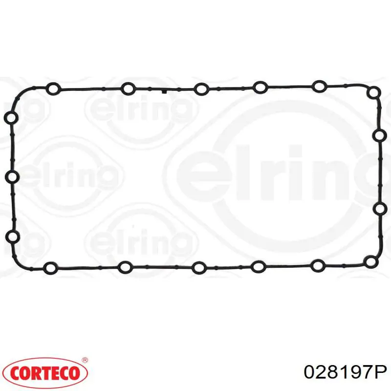 Прокладка поддона картера двигателя верхняя 028197P Corteco