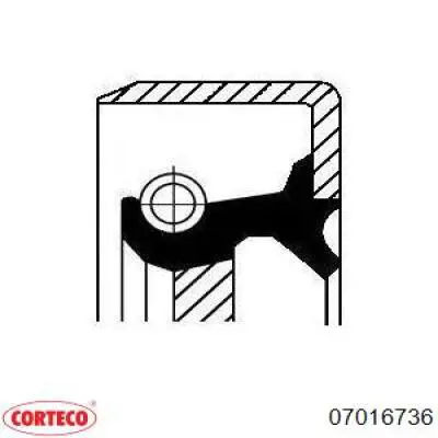 Сальник хвостовика редуктора заднего моста 07016736 Corteco