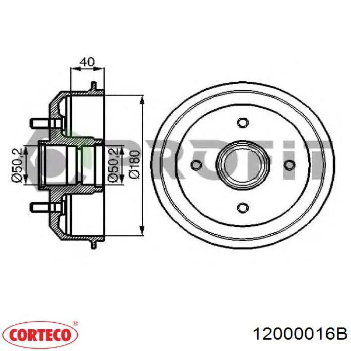  12000016B Corteco