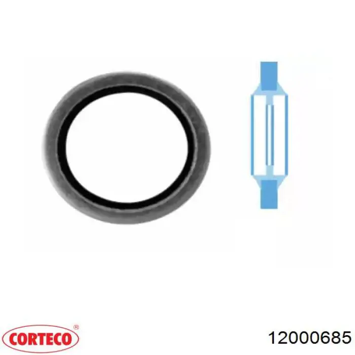 Кольцо уплотнительное трамблера Corteco 12000685B цена, от 2.16 USD