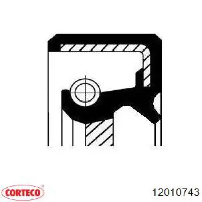 Сальник коленвала двигателя передний 12010743 Corteco