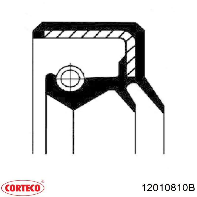 12010810B Corteco сальник рулевой рейки/механизма (см. типоразмеры)
