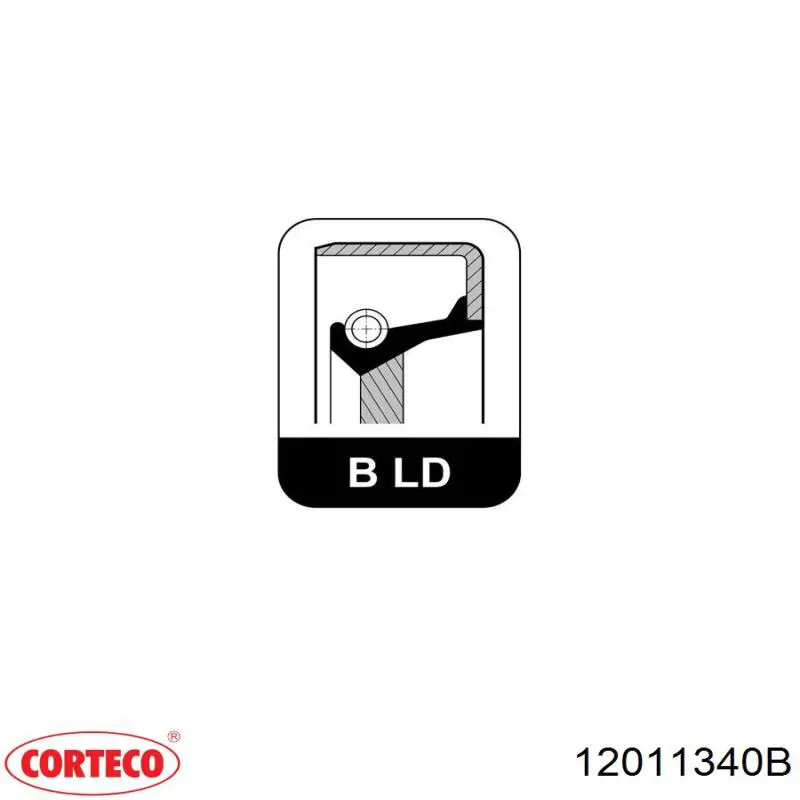 Сальник АКПП/КПП (вал-шестерни) Corteco 12011340B цена, от 9.26 USD