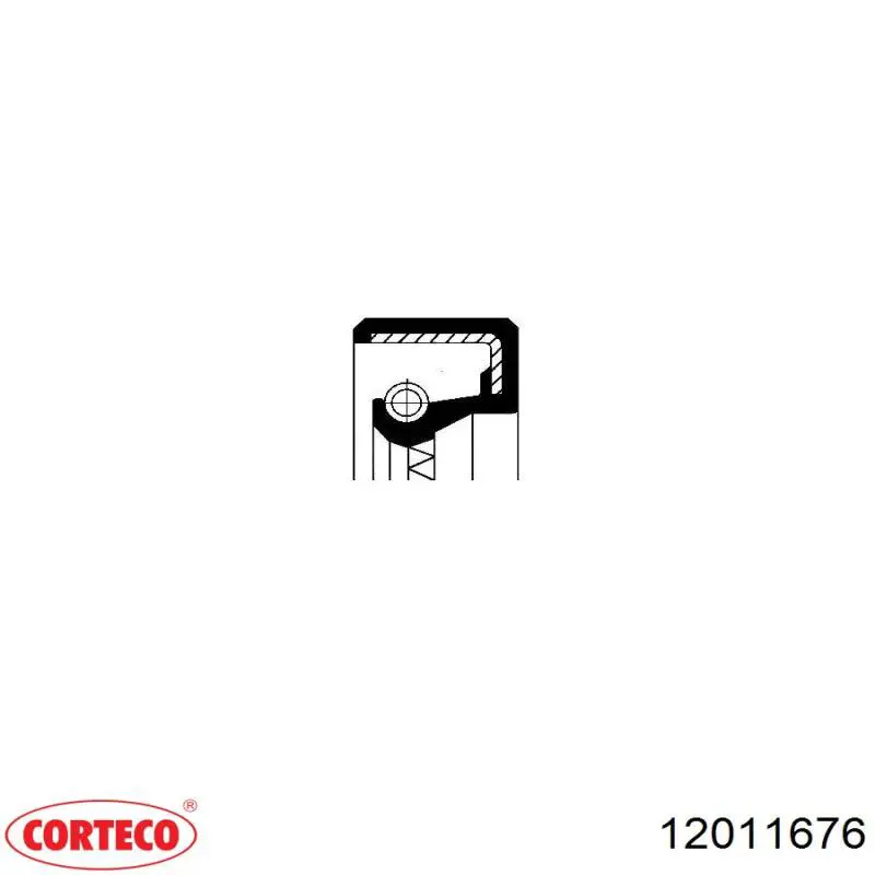 12011130 Corteco Сальник АКПП/КПП входного/первичного вала