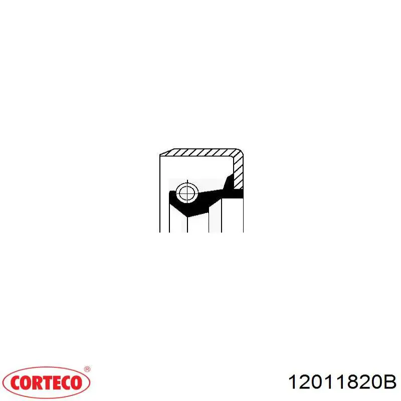 12011820B Corteco Уплотнительное кольцо, универсальное