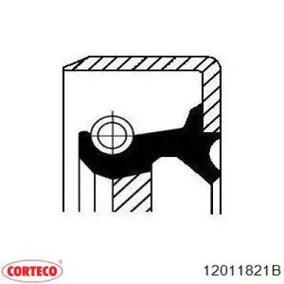 Сальник коленвала двигателя передний 12011821B Corteco