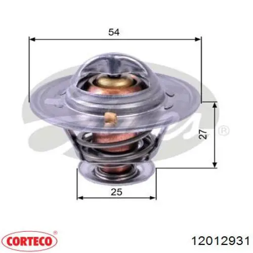 Сальник передней ступицы 12012931 Corteco