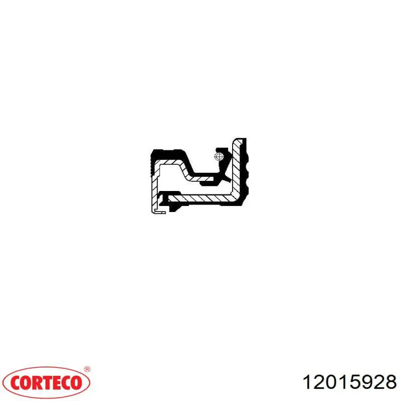 Сальник передней ступицы 12015928 Corteco