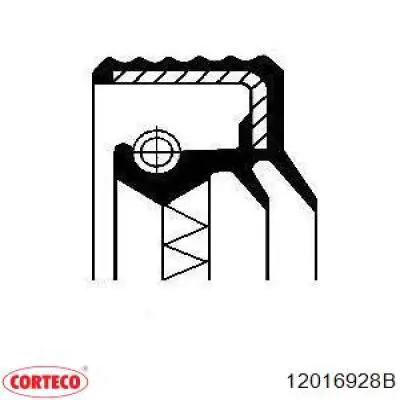 Сальник редуктора переднього моста 12016928B Corteco