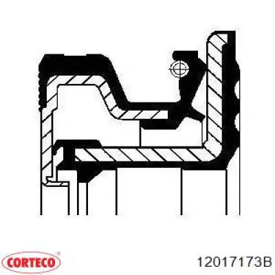 Сальник задней ступицы внешний 12017173B Corteco