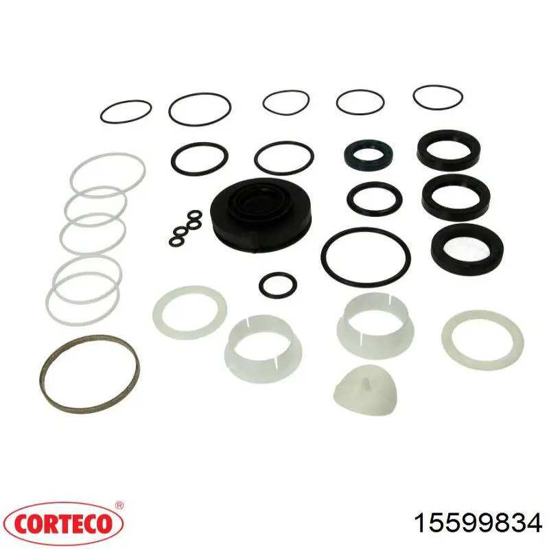 15599834 Corteco ремкомплект рулевой рейки (механизма, (ком-кт уплотнений))