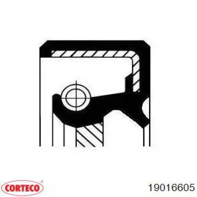 Сальник коленвала двигателя задний 19016605 Corteco