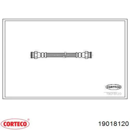 Задний тормозной шланг 19018120 Corteco