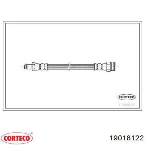 Задний тормозной шланг 19018122 Corteco