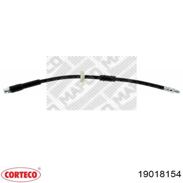 19018154 Corteco Гибкая тормозная трубка передняя