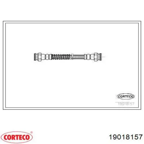 Задний тормозной шланг 19018157 Corteco