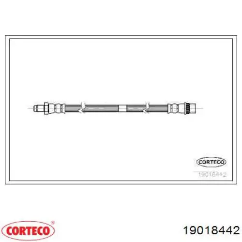 Тормозной шланг 19018442 Corteco