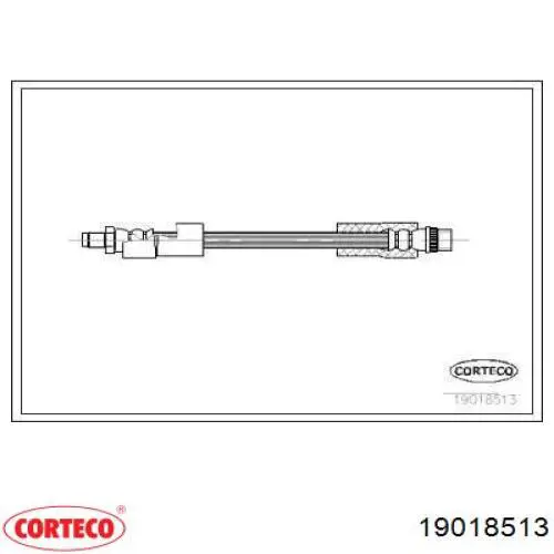 Шланг тормозной передний 19018513 Corteco