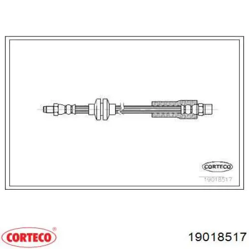 Шланг тормозной передний 19018517 Corteco