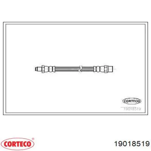 Задний тормозной шланг 19018519 Corteco