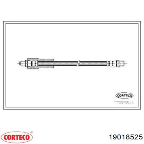 Задний тормозной шланг 19018525 Corteco