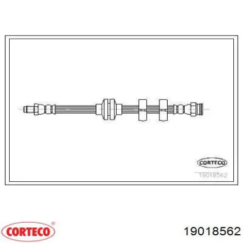 Тормозной шланг задний K&K FT8401 цена, от 5.29 USD