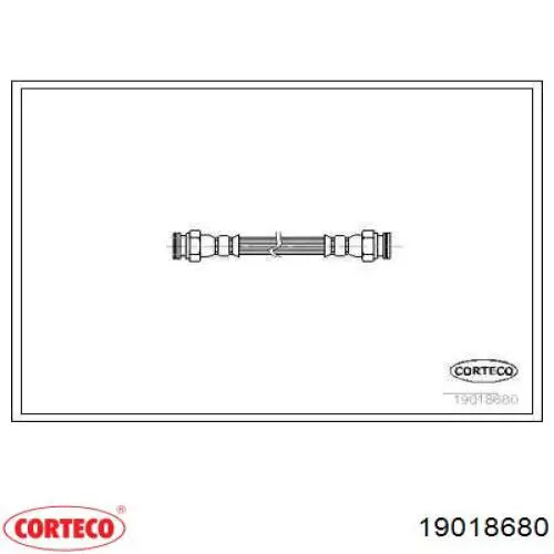 Задний тормозной шланг 19018680 Corteco